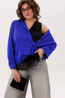 Блузка 1663 ослепительно синий Anelli