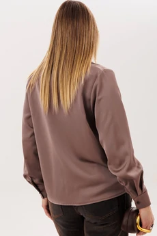 Блузка 1663 поцелуй капучино Anelli