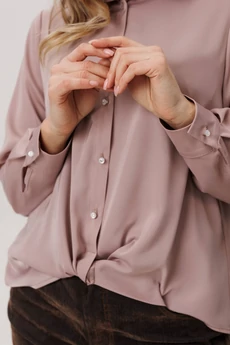 Блузка 1663 розоватая нежность Anelli