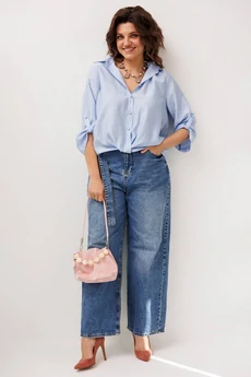 Рубашка 1663-1 голубика Anelli