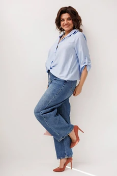 Рубашка 1663-1 голубика Anelli
