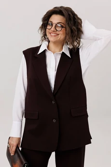 Жилет 1675 шоколадный Anelli