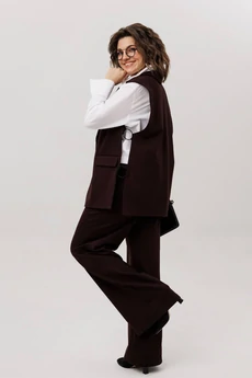 Жилет 1675 шоколадный Anelli