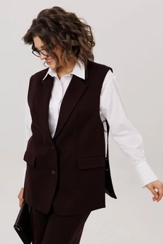 Жилет 1675 шоколадный Anelli