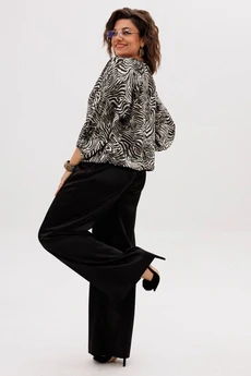 Блузка 1676-1 белая саванна Anelli