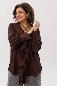 Блузка 1679 пряный какао Anelli