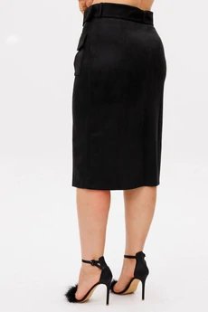 Юбка 1684 уютный черный Anelli