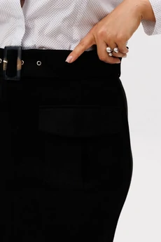 Юбка 1684 уютный черный Anelli