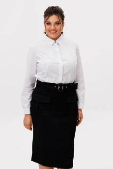 Юбка 1684 уютный черный Anelli