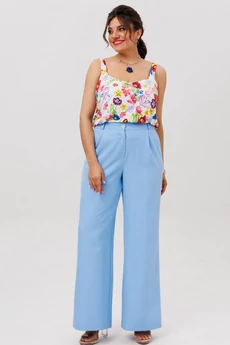 Брюки 1072-1 голубая гортензия Anelli