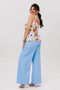 Брюки 1072-1 голубая гортензия Anelli