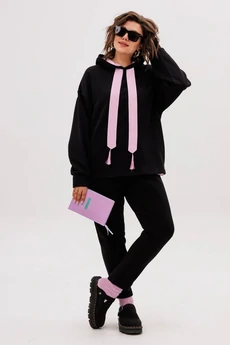 Костюм брючный 1720 розовая пантера Anelli