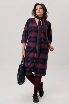 Платье 1728 винная геометрия Anelli