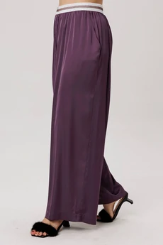 Брюки 1734 сливовый Anelli