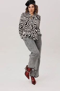 Блузка 1736 зебра нью Anelli
