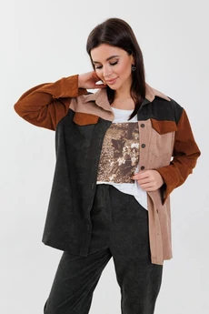 Рубашка 1748 оттенки леса Anelli