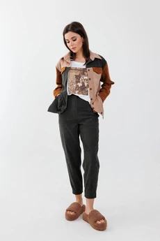 Рубашка 1748 оттенки леса Anelli