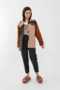 Рубашка 1748 оттенки леса Anelli