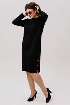 Платье 1755-2 черный Anelli
