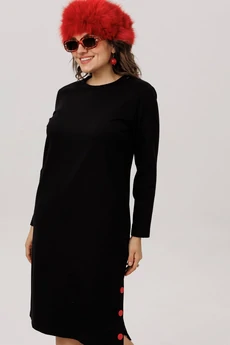 Платье 1755-2 черный Anelli