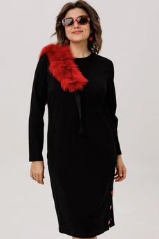 Платье 1755-2 черный Anelli