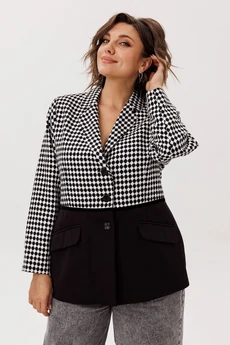 Жакет 1756 ретро монохром Anelli