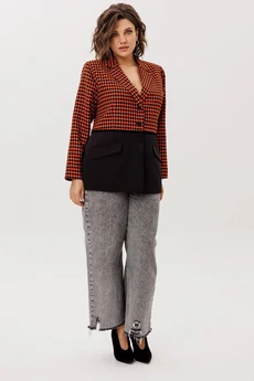 Жакет 1756 тыквенное ретро Anelli