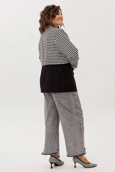 Жакет 1756 ретро монохром Anelli