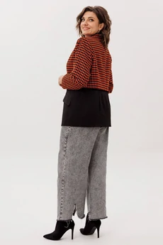 Жакет 1756 тыквенное ретро Anelli