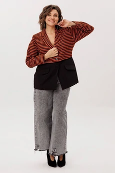 Жакет 1756 тыквенное ретро Anelli