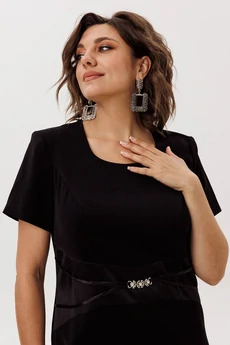 Платье 1761 черный лебедь Anelli