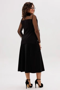 Блуза 1777 черный туман Anelli