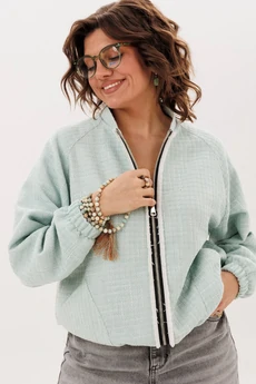 Бомбер 1778-1 светло зеленый Anelli