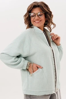 Бомбер 1778-1 светло зеленый Anelli