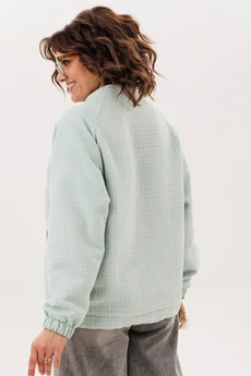 Бомбер 1778-1 светло зеленый Anelli