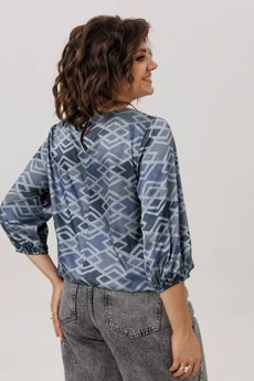 Блузка 1779-1 аронианский синий Anelli