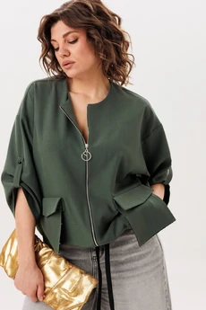 Жакет 1788 оливковое сияние Anelli