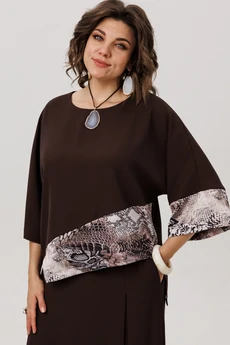 Костюм брючный 1793 древесная змея Anelli