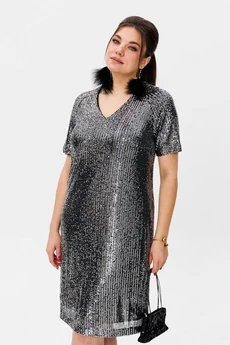 Платье 1797 серебро Anelli