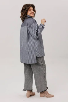 Рубашка 1800 пепельный туман Anelli