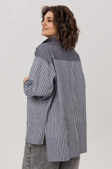 Рубашка 1800 пепельный туман Anelli