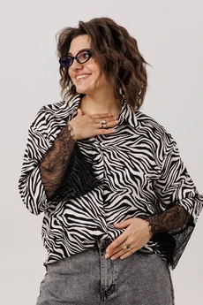 Рубашка 1801 зебра Anelli