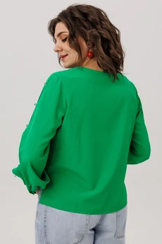 Блузка 1802 тот самый зеленый Anelli