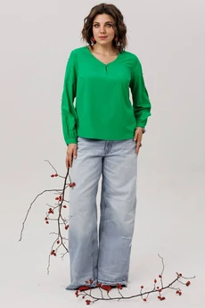 Блузка 1802 тот самый зеленый Anelli