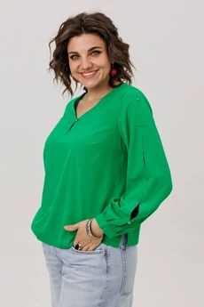 Блузка 1802 тот самый зеленый Anelli