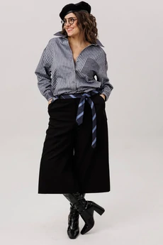 Кюлоты 1803 черная материя Anelli