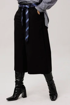 Кюлоты 1803 черная материя Anelli