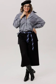 Кюлоты 1803 черная материя Anelli