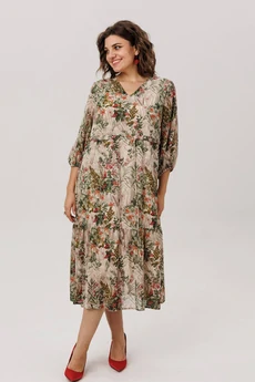 Платье 1805 кремовая виола Anelli