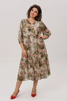 Платье 1805 кремовая виола Anelli